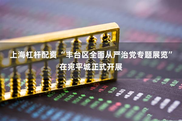 上海杠杆配资 “丰台区全面从严治党专题展览”在宛平城正式开展